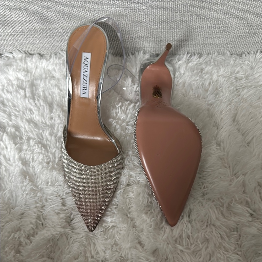 Aquazzura Silver Women's Shoes - Picture 3 of 12